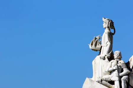 Monument to the Portuguese Sea Discoveries  Lisbon, Portugalのeditorial素材