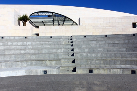 Detail of an amphitheater at Lisbon, Portugalのeditorial素材