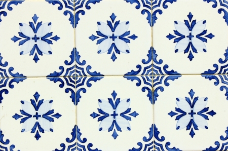 Detail of some typical portuguese tilesの写真素材