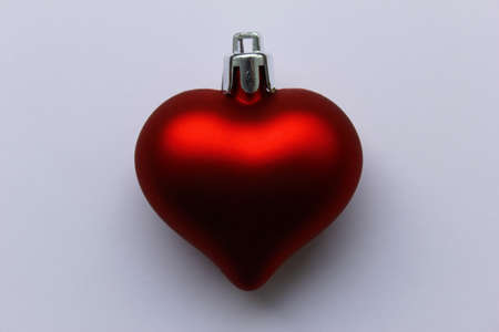 Red Christmas Heartの写真素材
