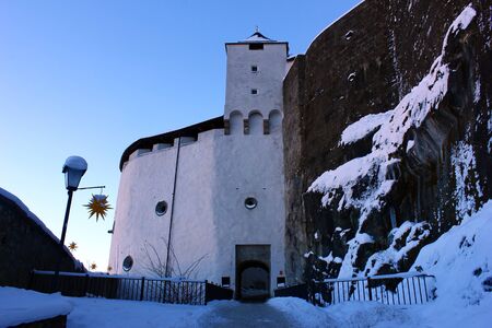Hohensalzburg fortress, Salzburg, Austriaのeditorial素材