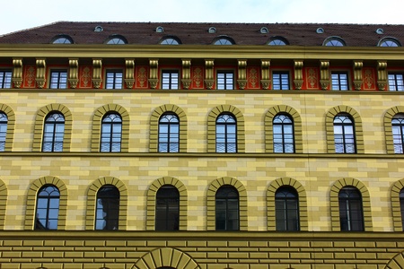Detail of a building at Munich, Germanyのeditorial素材