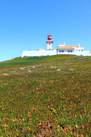 Cabo da Roca at Portugal is the most western poit of Europeのeditorial素材