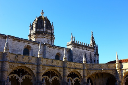 Jeronimos MOnastery, Lisbon, Portugalのeditorial素材