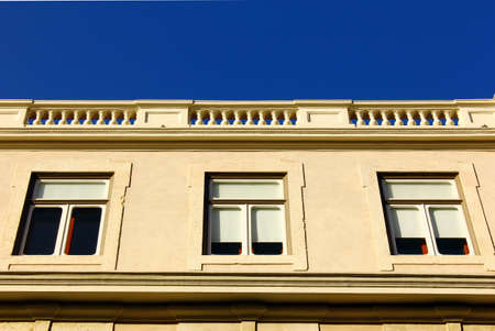 Detail of an old building at Lisbon, Portugalの写真素材
