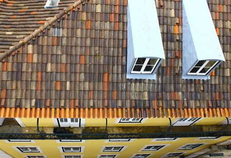 Detail of an old building at Lisbon, Portugal