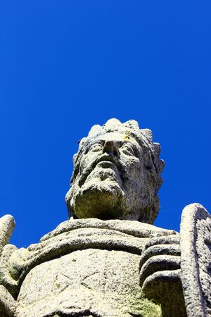 Portuguese king statueのeditorial素材