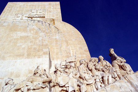 Monument to the portuguese sea discoveries, Lisbon, Portugalのeditorial素材