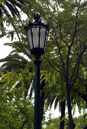 Lamppost, Lisbon, Portugalの写真素材
