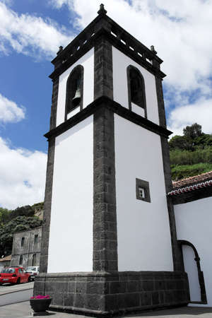 Church, Ribeira Quente, Portugalのeditorial素材