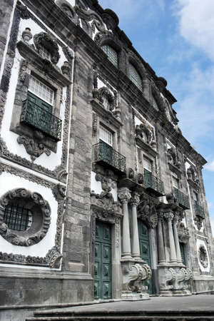 Church of the Jesuit College, Ponta Delgada, Portugalの写真素材