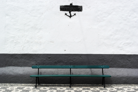Bench, Ponta Delgada, Portugalの写真素材