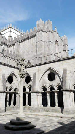 Porto cathedral, Porto, Portugalの写真素材