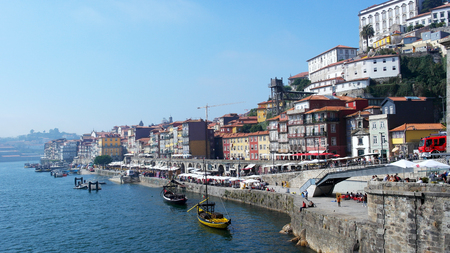 Douro river, Porto, Portugalのeditorial素材