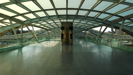 Oriente train station, Lisbon, Portugalのeditorial素材