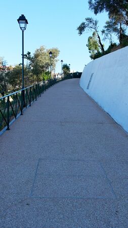 Detail of a path, Lisbon, Portugalの写真素材