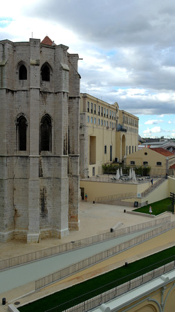 Carmo Convent, Lisbon, Portugalの写真素材