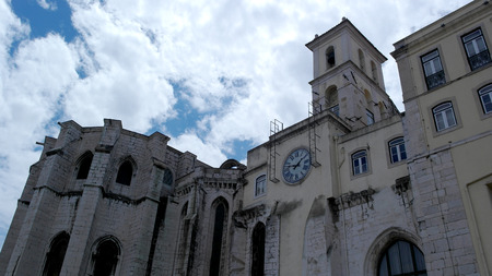 Carmo Convent, Lisbon, Portugalのeditorial素材