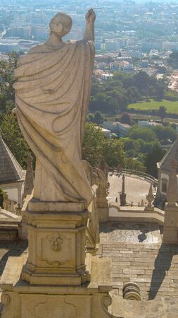 Bom Jesus de Braga, Braga, Portugalの写真素材