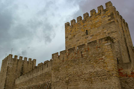 Saint George Castle, Lisbon, Portugalのeditorial素材