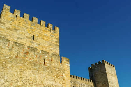 Saint George Castle, Lisbon, Portugalのeditorial素材