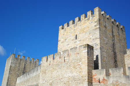 Saint George Castle, Lisbon, Portugalのeditorial素材