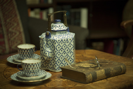 old house in vintage and retro styleの写真素材