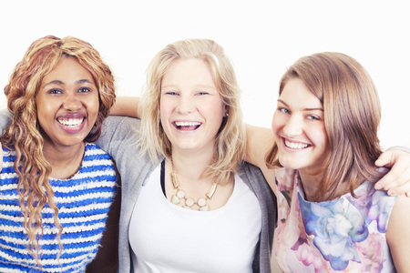 Friends laughing