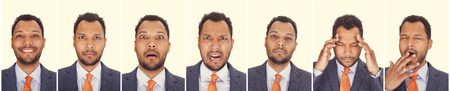 Businessman expressions
