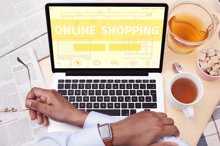 online Shoppingの写真素材