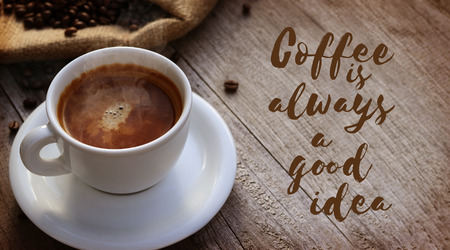Coffee Quoteの写真素材
