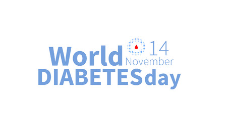 World diabetes day, november 14th bannerの写真素材