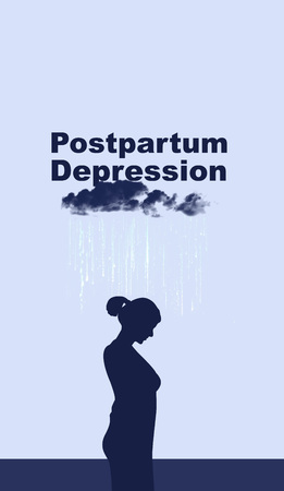 Postpartum Depressionの写真素材