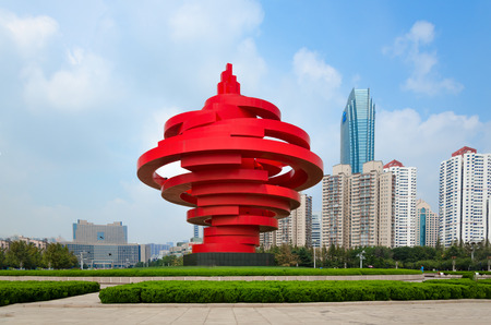 Qingdao five four squareのeditorial素材