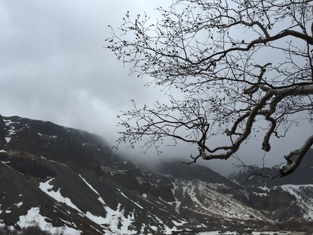 Changbai Mountain scenic spot in Jilin province. Taken in October 21, 2016.