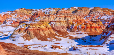 Photographed at Wucaicheng Scenic Area, Jimsar County, Changji Hui Autonomous Prefecture, Xinjiang,...