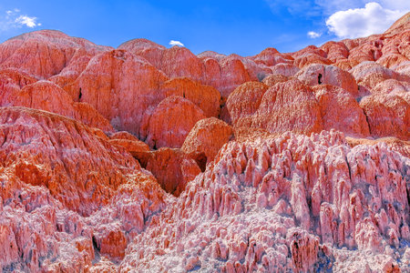 Photographed in Hutubi County, Changji Hui Autonomous Prefecture, Xinjiang, China, on Highway S101.の写真素材