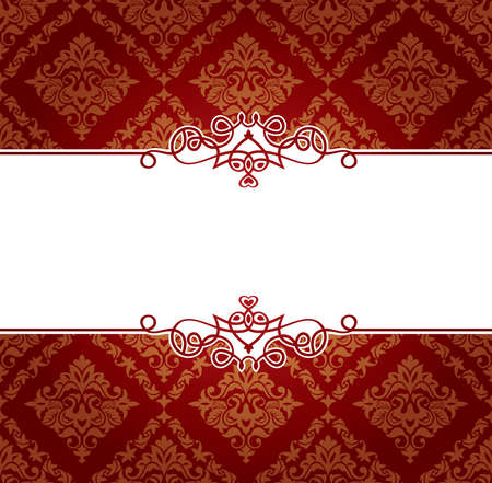 abstract vintage frame vector illustrationのイラスト素材