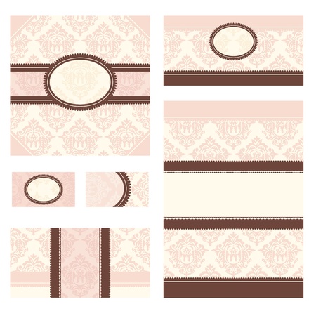 set of different framesのイラスト素材