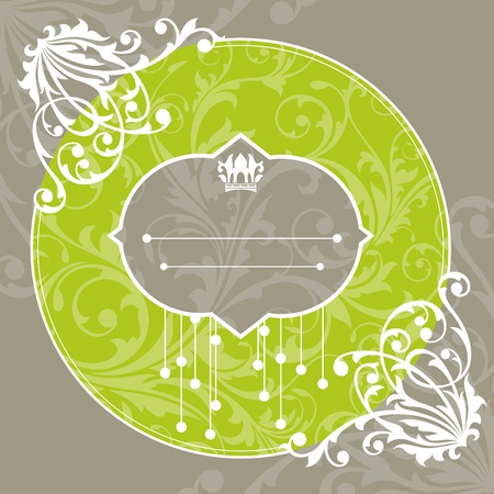 abstract decorative frameのイラスト素材