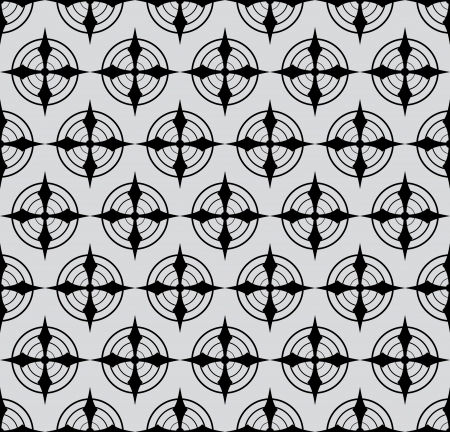 abstract seamless ornament pattern illustrationのイラスト素材