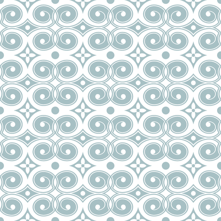 Seamless pattern in retro style. Vintage wallpaper vector illustration.のイラスト素材