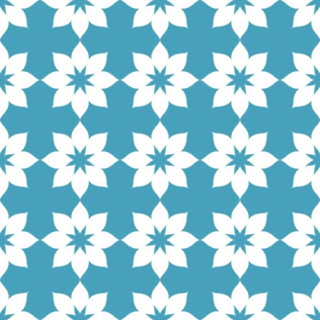 Seamless pattern with simple flowers. Vector illustration background.のイラスト素材