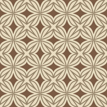 Seamless geometric pattern in retro style. Vector illustrationのイラスト素材