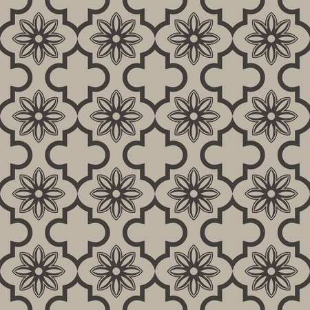 Seamless pattern in retro style. Vector illustration.のイラスト素材