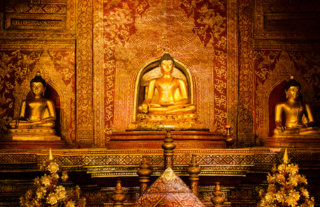 Buddha In a North of Thailandのeditorial素材