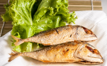 Fired fish and chilli source   Thai Cuisin  の写真素材