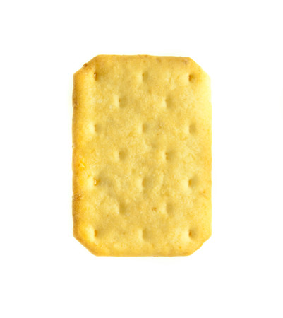 coconut biscuit on the white backgroundの写真素材