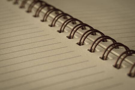 Close Up Note book vintage styleの写真素材
