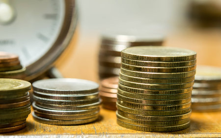 Concept time with coins